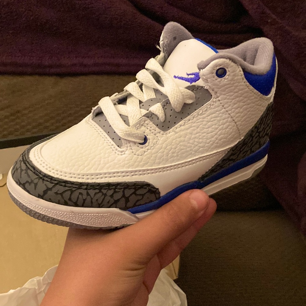 “Jordan 3 blue racer”